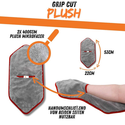 Grip Cut Plush - vielseitiges handumschließendes Tuch zum Polieren und Reinigen